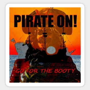 Pirate On Sticker